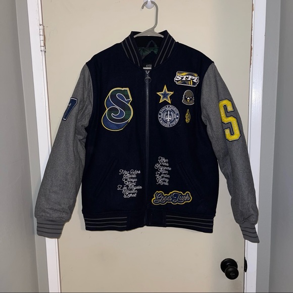Staples pigeon varsity jacket - Picture 1 of 6